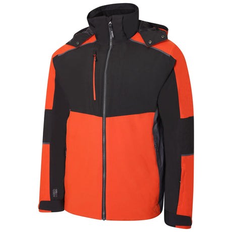 Dare2b Elite Emulate Wintersport Jacket #colour_amber-glow-black