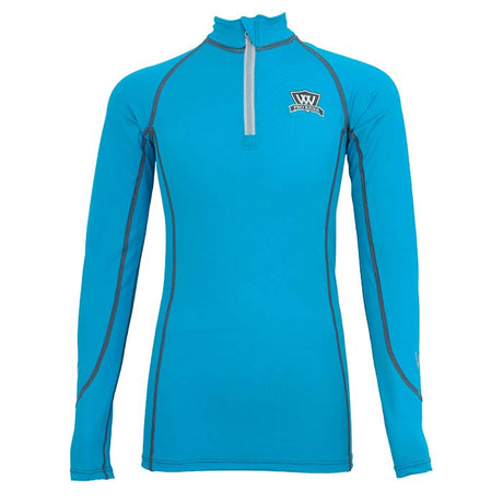Woof Wear Young Rider Pro Performance Shirt #colour_turquoise