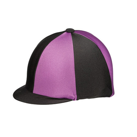 Hy Two Tone Lycra Silks #colour_black-purple