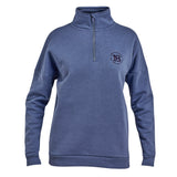 Shires Aubrion Ladies Serene Half Zip Sweater #colour_blue