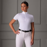 Shires Aubrion Newbel Ladies Show Shirt #colour_white