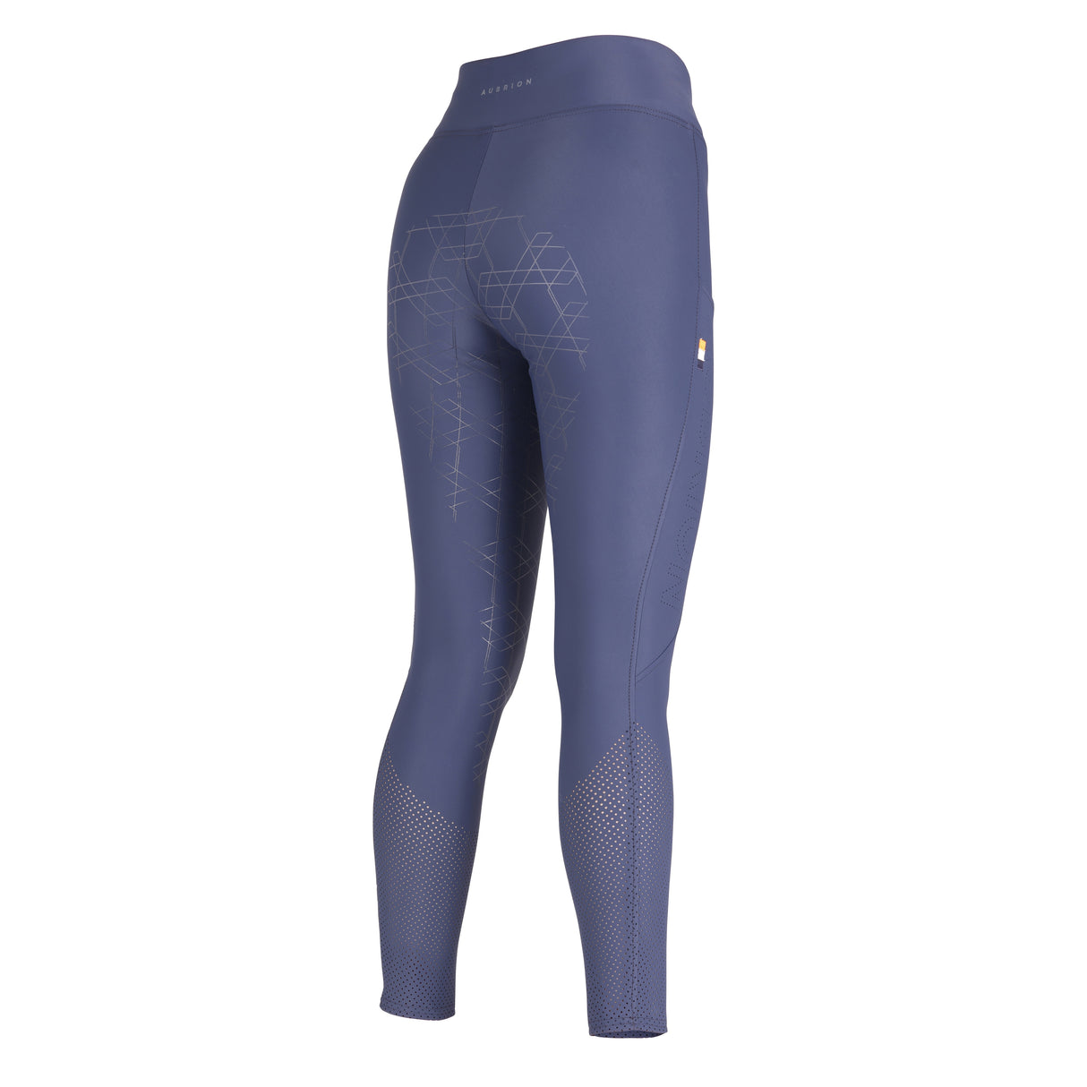 Shires Aubrion Optima Air Ladies Riding Tights #colour_navy