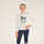 Dublin Kids Poppy Puff Sleeve Tee #colour_white-marle-nordic-pony