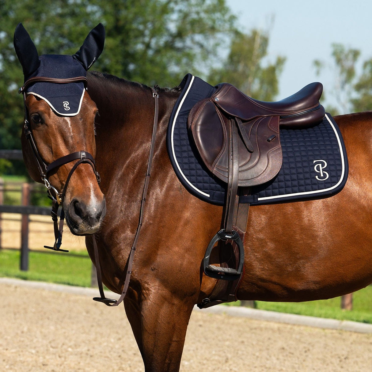 PS of Sweden Elite Jump Saddle Pad #colour_navy