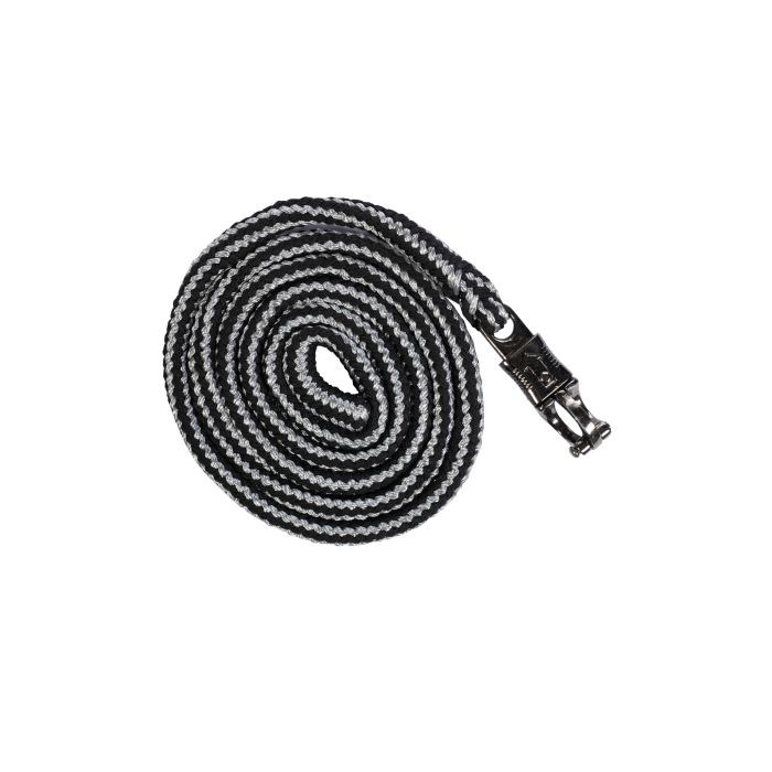 HKM Lead Rope -Port Royal With Panic Hook #colour_black