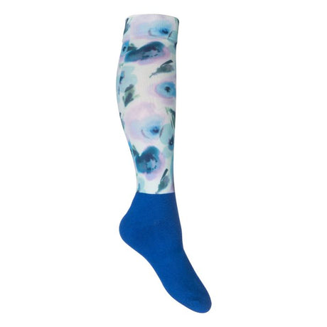 HKM Riding Socks -Essentials #colour_royal-blue-light-blue