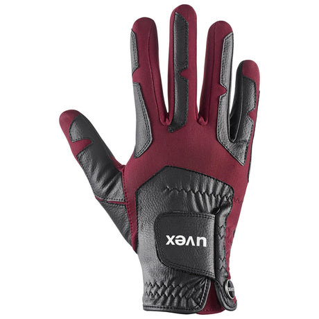 Uvex Ventraxion Plus Riding Gloves #colour_black-autumnred