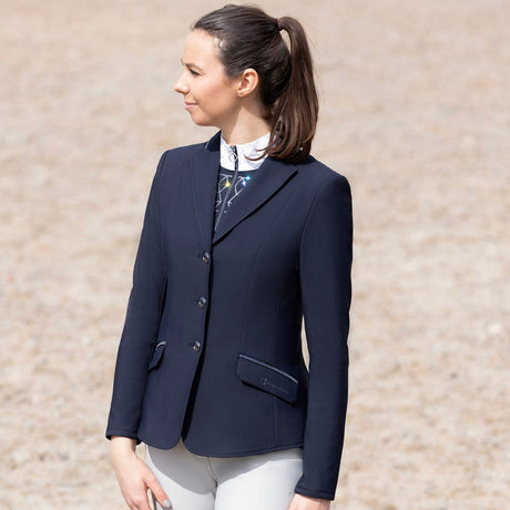 Coldstream Ladies Ledmore Diamante Show Jacket #colour_navy