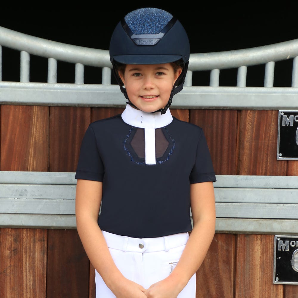 Coldstream Next Generation Lanark Show Shirt #colour_navy