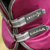 StormX Empra 200g Combi Turnout Rug #colour_purple