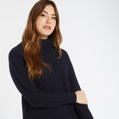 Dubarry Womens Kirkwood Knitted Jumper #colour_navy