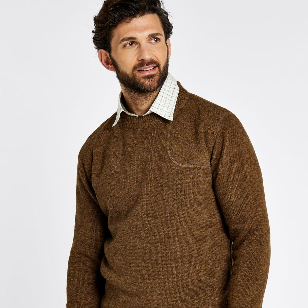 Dubarry Mens Clarinbridge Crew Neck Sweatshirt #Colour_dusky-bronze