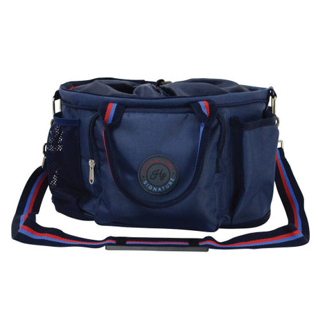 Hy Signature Grooming Bag #colour_navy-blue-red