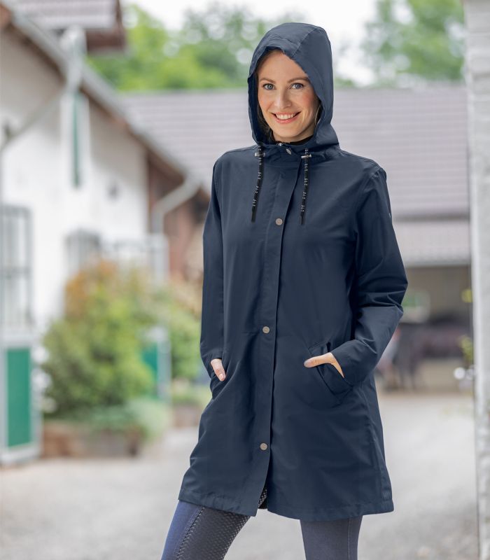 E.L.T Emilia Raincoat #colour_night-blue