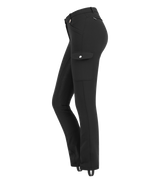 E.L.T Ladies Micro Jodhpur Cargo Silicone Breeches #colour_black