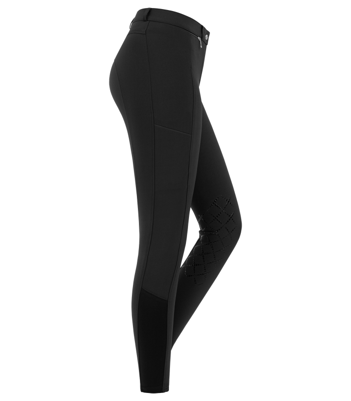 E.L.T Micro Child Knee Silicone Riding Breeches #colour_black