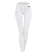 E.L.T Micro Child Knee Silicone Riding Breeches #colour_white