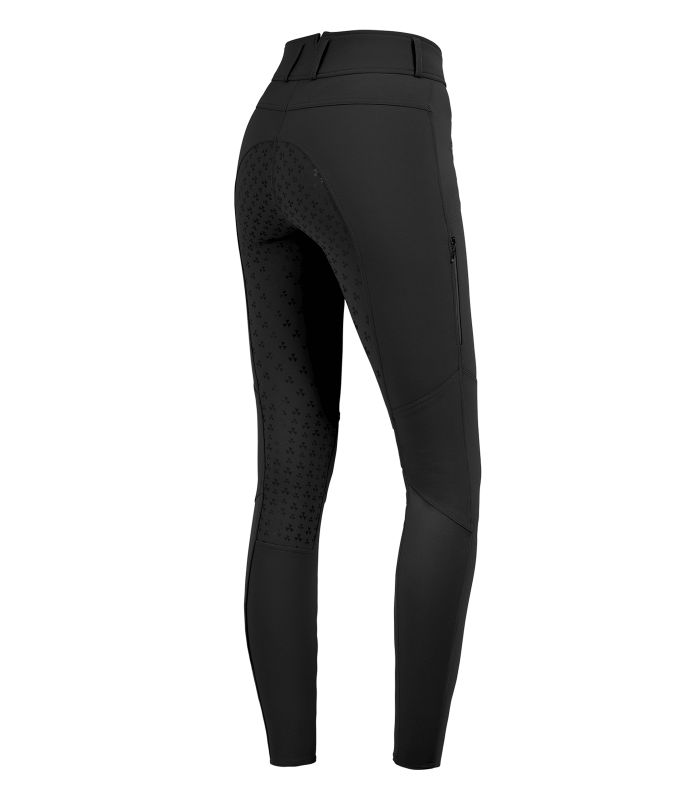 E.L.T Ladies Hella High Waist Silicone Breeches #colour_black