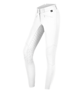 E.L.T Ladies Hella High Waist Silicone Breeches #colour_white