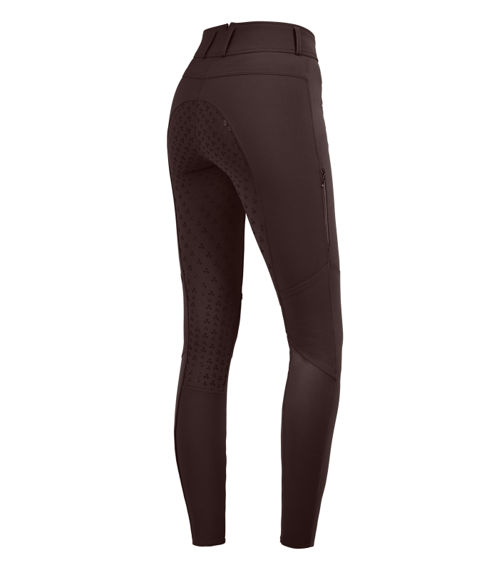 E.L.T Ladies Hella High Waist Silicone Breeches #colour_maroon