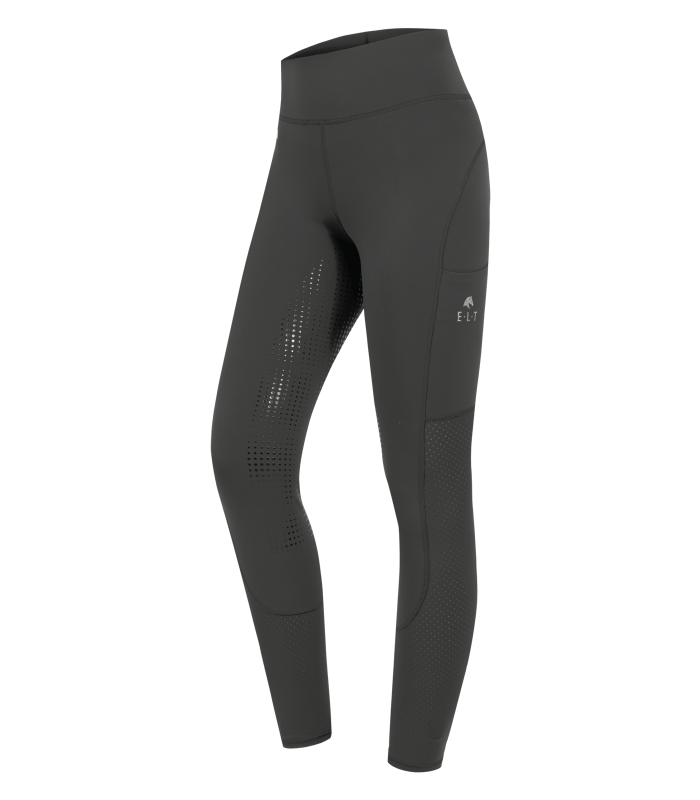 E.L.T Ladies Hanna Mesh High Waist Riding Leggings #colour_mud