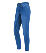 ELT Ladies Luna Jeans Breeches #colour_jeans-blue