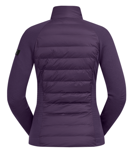 E.L.T Oregon Ladies Hybrid Quilted Jacket #colour_dark-purple