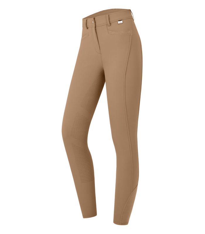 E.L.T Oktavia Ladies Silicone Breeches #colour_cappuccino