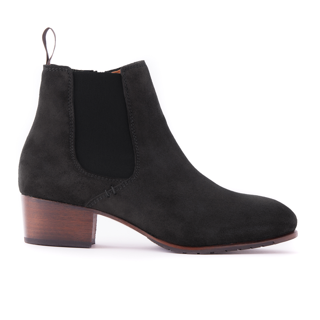 Dubarry of Ireland Womens Bray Chelsea Boot #Colour_black-suede