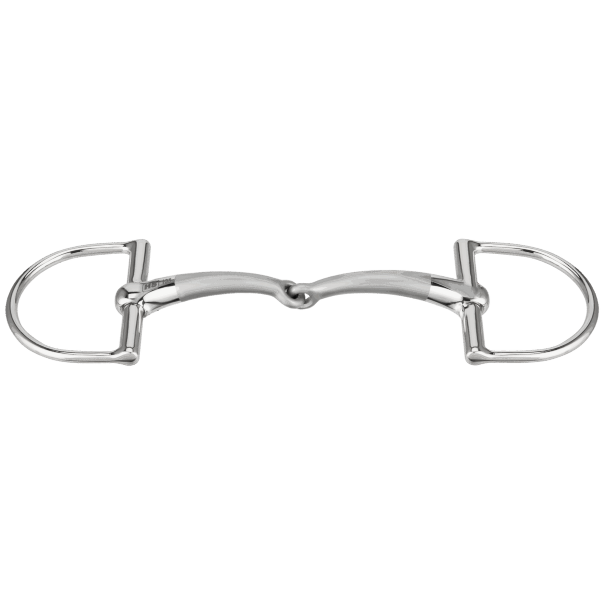 Sprenger Satinox D-Ring 14mm Stainless Steel Single Jointed 90mm Ring Snaffle