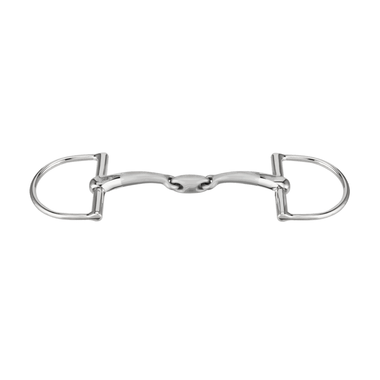 Sprenger Satinox D-Ring 14mm Stainless Steel Double Jointed 90mm Ring Snaffle