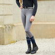 Dublin Performance Flex Knee Patch Ladies Riding Tights #colour_charcoal