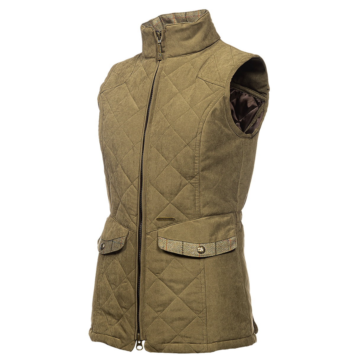 Baleno Chester Fashionable Quilted Ladies Bodywarmer #colour_light-khaki