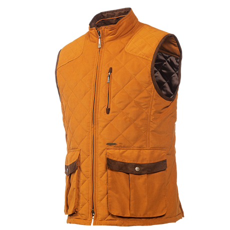 Baleno Thames Mens Stylish Quilted Bodywarmer #colour_caramel