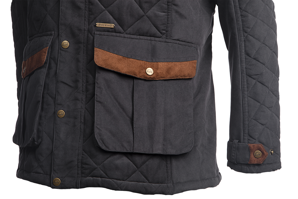 Baleno Goodwood Mens Stylish Quilted Jacket #colour_navy-blue