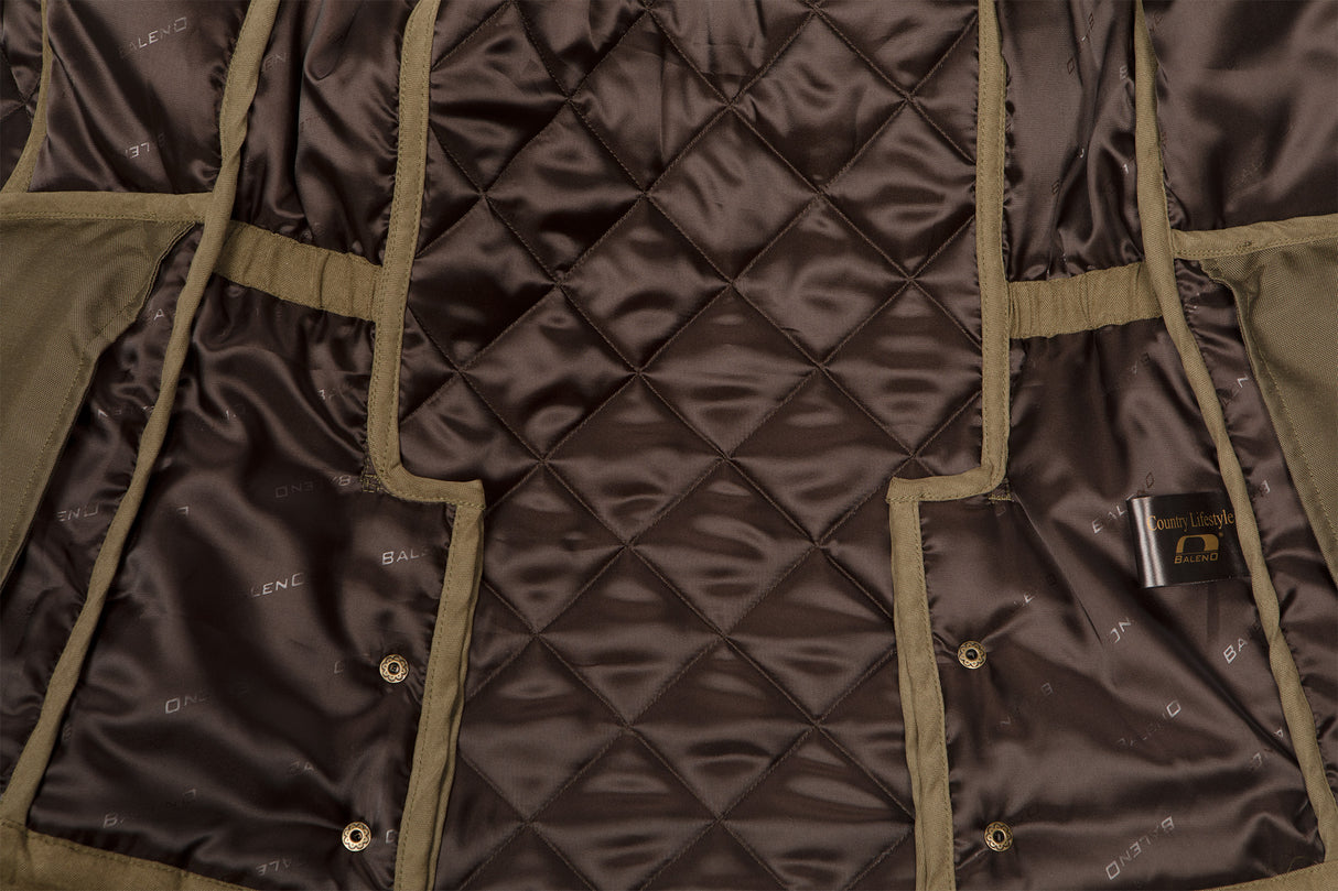 Baleno Halifax Fashionable Quilted Ladies Jacket #colour_light-khaki