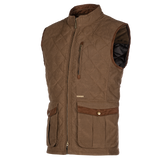 Baleno Thames Mens Stylish Quilted Bodywarmer #colour_earth-brown