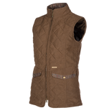 Baleno Chester Fashionable Quilted Ladies Bodywarmer #colour_earth-brown