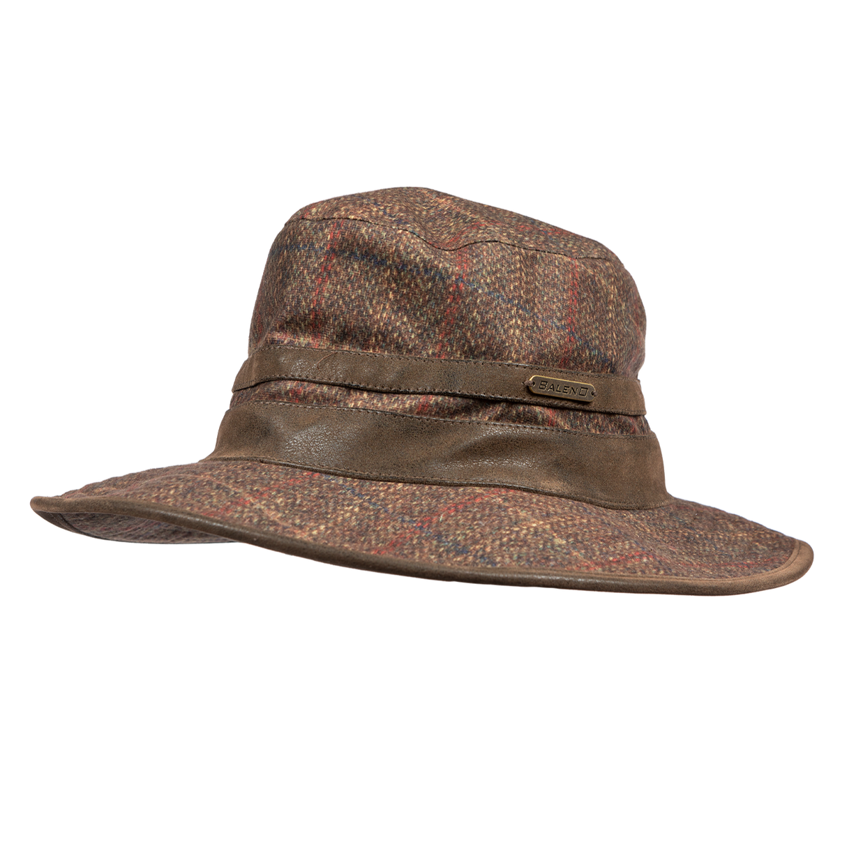 Baleno Caitlin Multiple-Purpose Tweed Hat #colour_check-brown 