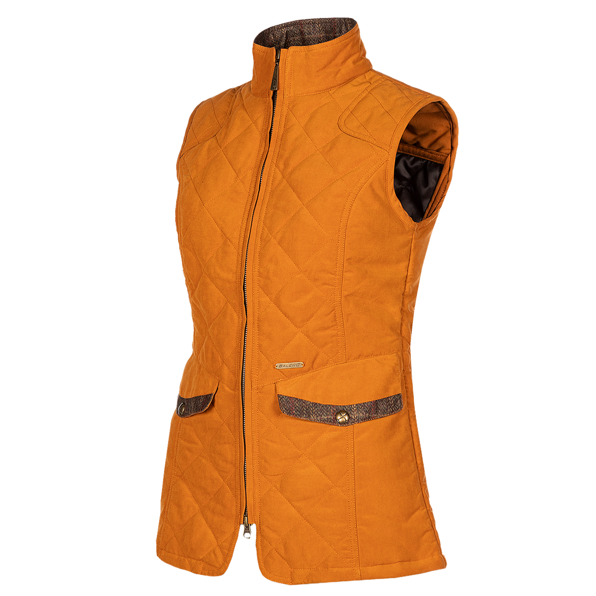 Baleno Chester Fashionable Quilted Ladies Bodywarmer #colour_caramel