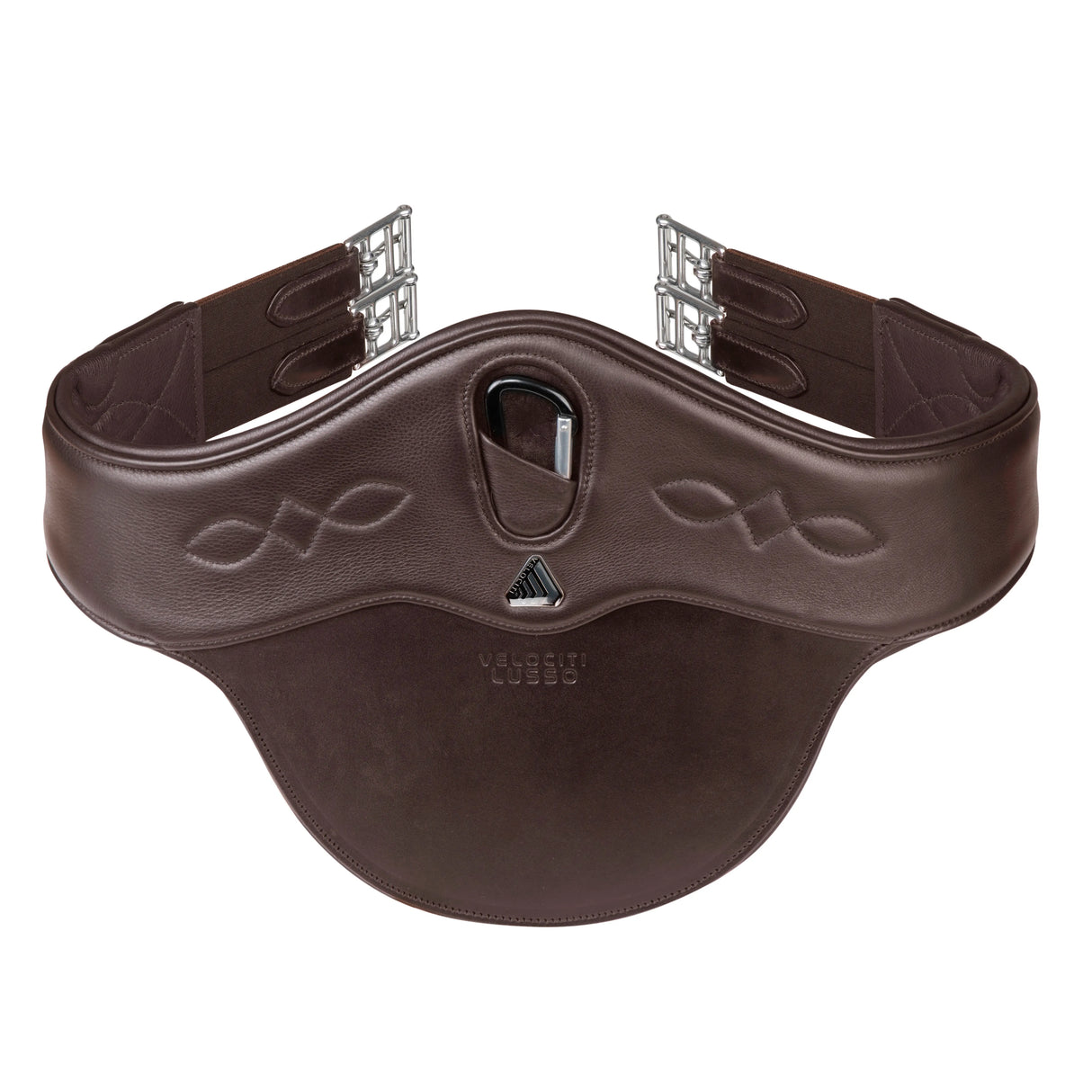 Shires Velociti Lusso Anatomical Stud Girth #colour_brown