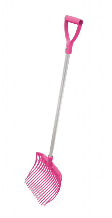 KM Elite Ultimate Childs Shavings Fork #colour_hot-pink