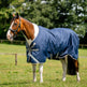 Horseware Ireland Amigo Bravo 12 XL 250g Medium Turnout Rug #colour_navy-titanium-grey-silver