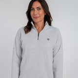 Mochara Half Zip Sweatshirt #colour_heather-grey