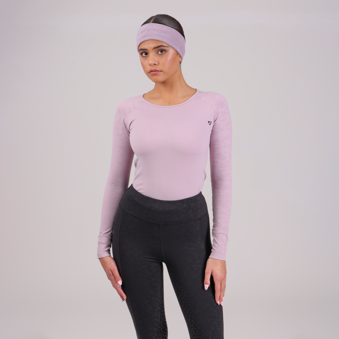 Shires Aubrion Ladies Balance Seamless Top #colour_mauve