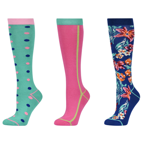 Dublin 3 Pack Socks Adults #colour_tropical