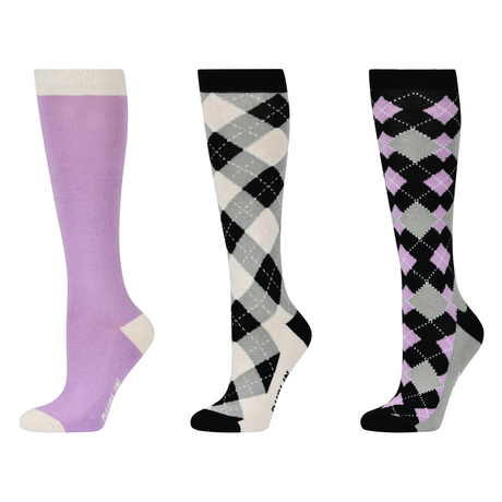 Dublin 3 Pack Socks Adults #colour_mono-highlands