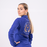 Shires Aubrion Ladies Team Long Sleeve Polo #colour_navy