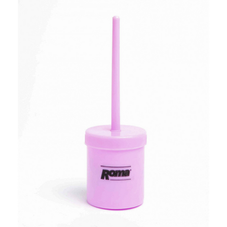 Roma Hoof Oil Brush with Bottle #colour_pink