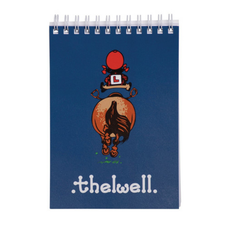 Hy Equestrian Thelwell Collection A6 Notepad #colour_navy